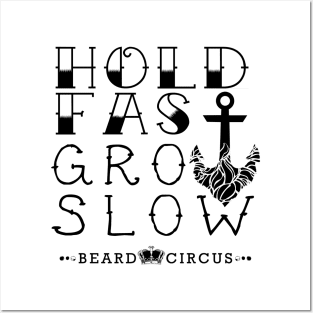 Hold Fast Grow Slow Anchor Posters and Art